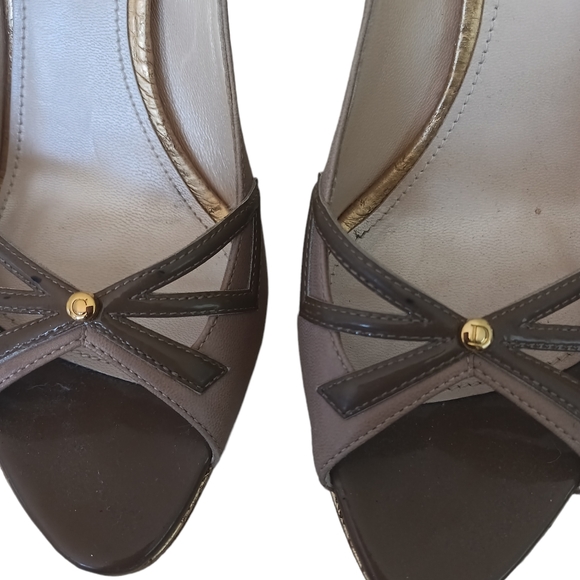 Authentic. Christian Dior Lolita Peep Toe Pumps Euro 39 US 9 - Picture 10 of 16